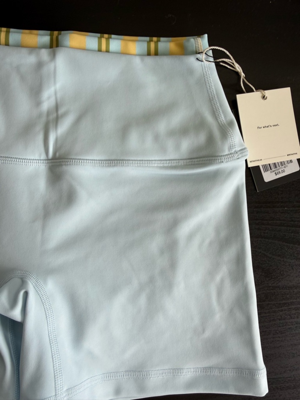 SET ACTIVE - Luxform®- Lux Stripe Curve Bra and Shorts in PALMA - Picture 4 of 6